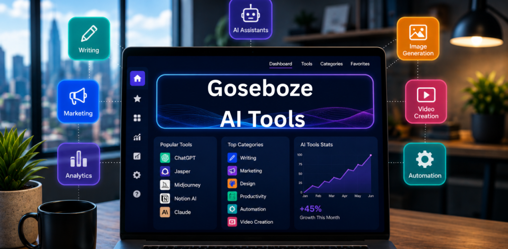 Goseboze AI Tools for productivity, marketing, and business automation